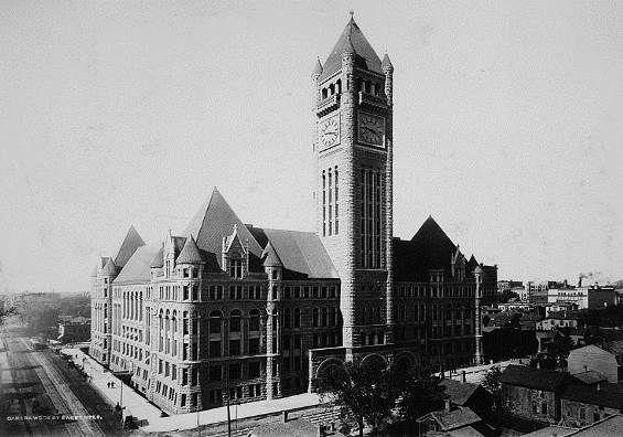 Minneapolis City Hall & Hennepin County Courthouse (ca. 1900).