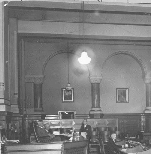 Hennepin County Courtroom Number One Minneapolis City Hall.