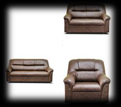 in White 2 100 110 Richmond - Sofa Set with synthetic leather
