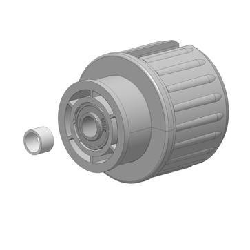 4210 484-000 Stainless steel screw M x 12 mm countersunk Philips head (For fixing the bearing pin to the fixing plate) 4453 572-08 Nylon bearing roller