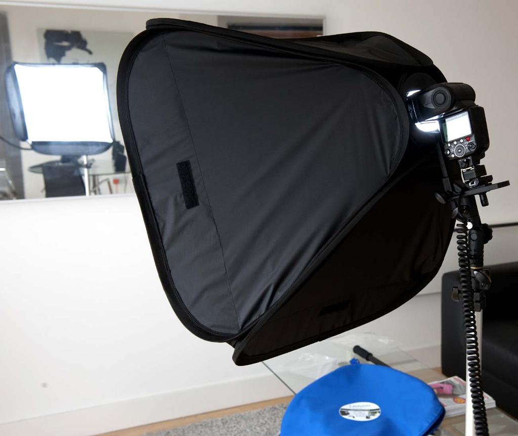 If you re not familiar with softboxes, this is what a square softbox looks like: If you look at the catchlight on the eye closely, you