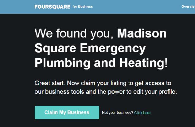 Steps to Setting Up a Foursquare Business Account Step 1- Foursquare will find related businesses, and