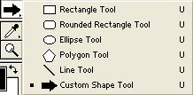 Right clicking on tools with little triangles in the bottom
