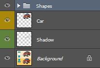 You can then move layers in to that set. This allows you to not only be more organised, but to apply certain changes to the grouped layers all at once.