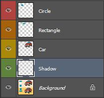 [Ctrl] [N]. You can also click on the new layer icon at the bottom of the Palette.