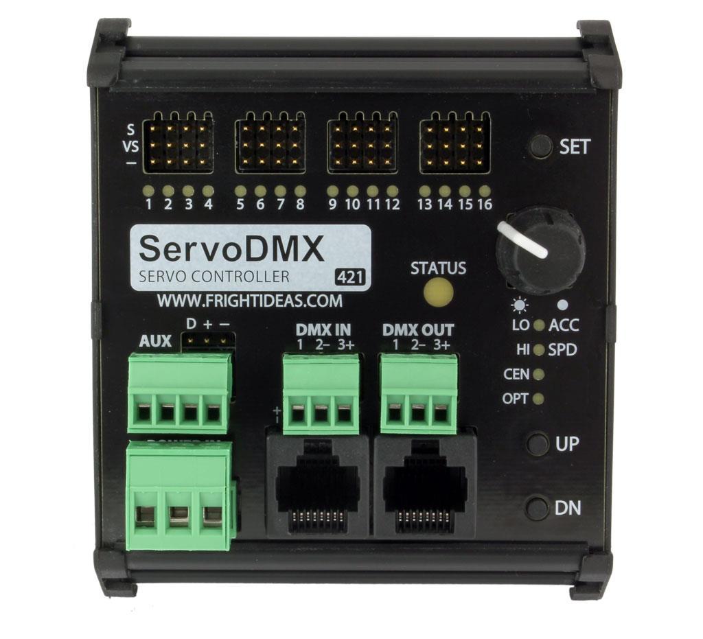 ServoDMX OPERATING MANUAL Check your firmware