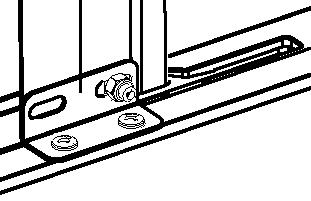 d Screw the Door Frame Floor Brackets (at the bottom of each hinge) to the floor. Insert the remaining screws into the Door Hinges.