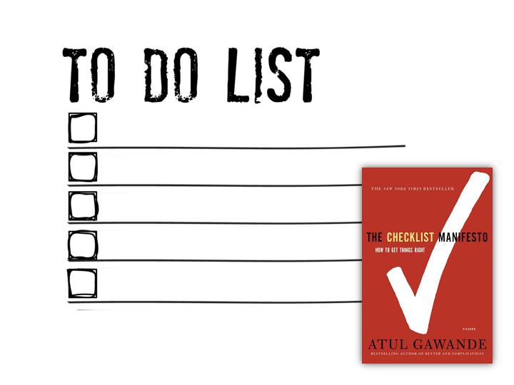Checklists are by far the best way to manage your tasks and time. Only put IMPORTANT and URGENT tasks on here, rather than all of the tasks you initial came up with. That s the real value.