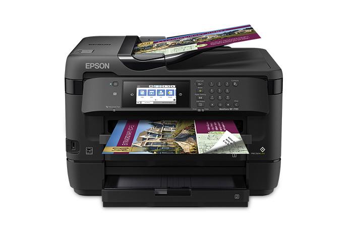 NEW WorkForce WF-7720 Business Edition Wide-format All-in-One Printer Contact Us 800.463.7766 Mon-Fri 6am-8pm, Sat 7am-4pm PT Wireless wide-format all-in-one for print-shop quality and versatility.