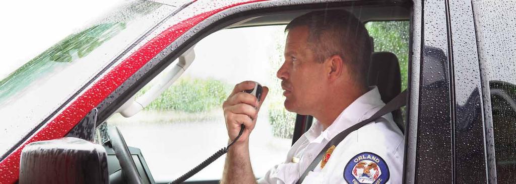GET MORE INFORMATION. WITH LESS INTERACTION. During a high-speed pursuit or commanding a Fireground scene, communication is vital; your focus can t be on operating the radio.