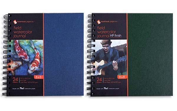 Field series journals Fluid watercolor paper is also available in a wire bound journal format Each journal contains 24