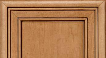 CHERRY Natural Sandalwood Toffee Mocha Tuscany Amaretto Add a tasteful touch to cabinets with Ebony accent on stain.