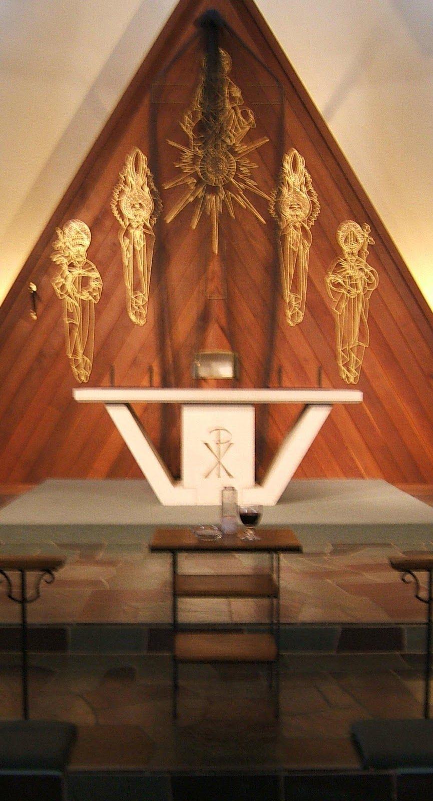 Good Friday: Cover reredos with black Set out chalice and purificator on