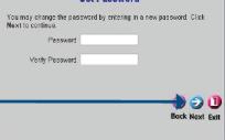 Step 1 - Setup your new password. You have the option to establish a password.