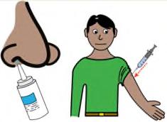 Flu Have you had your nasal spray or flu vaccine injection?