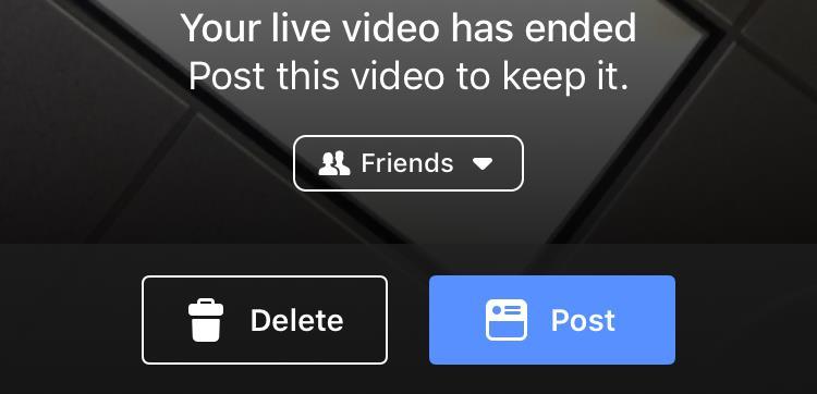 11. Post your reply and save the video to your camera roll. 12. You re done! Tips and Tricks for Using Facebook Live (Facebook, 2016): 1.