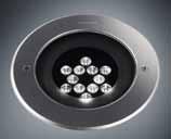 Lutera 200 Ground-recessed spotlight 6 a IP68 8521RES/LED-W +08520PR 8521RMS/ +08520PR 8521RB/ +08520PR Lutera 200 ground-recessed spotlight for accent lighting.