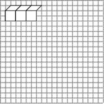 Suggested Day Suggested Instructional Procedures Notes for Teacher 7. Demonstrate drawing 3 parallelograms with a side attached to the top side of each square on teacher resource: Grid Paper Cubes.
