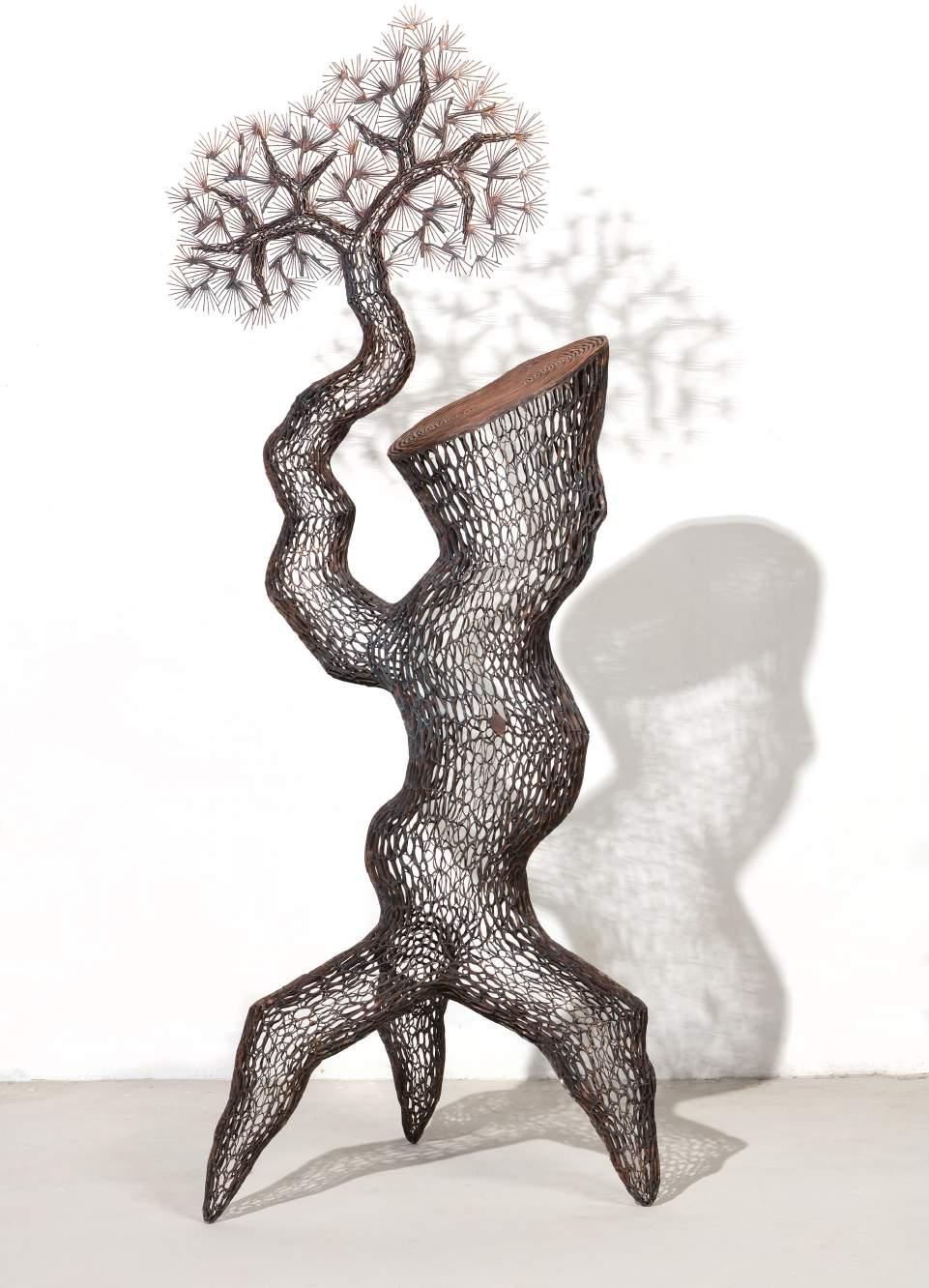 Above Pine Tree, 2013 Welded copper 110 x