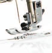 Simply drop in the bobbin and start sewing.