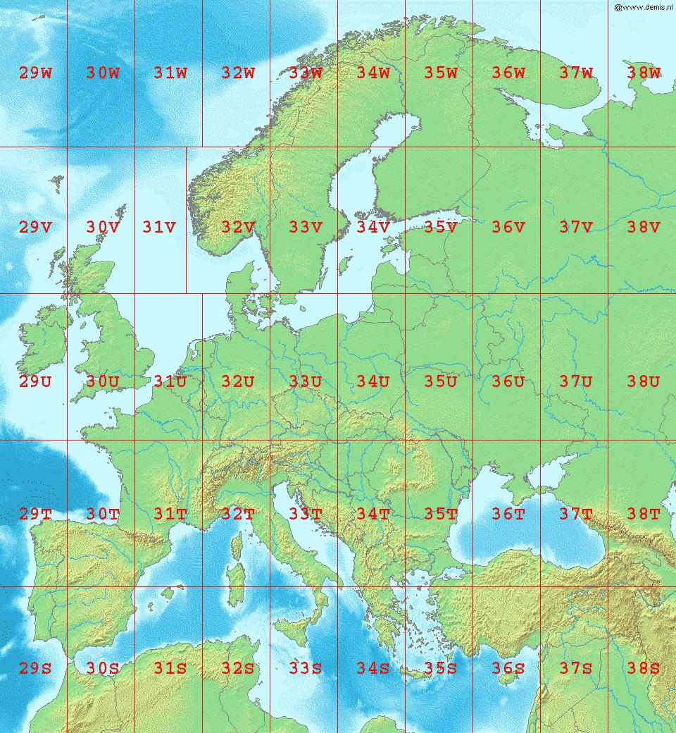 Representations Universal Transverse Mercator (UTM) geographic system 2D Cartesian coordinate system for locations on the surface of the Earth Earth divided in 60 zones, each a 6 -band of longitude