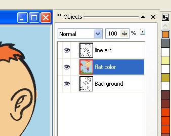 12) You now have a custom color menu based solely on the colors of your picture.