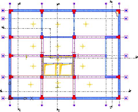 Step 1: Create the reinforcement drawing In this step, you will create a reinforcement drawing for the F 20-E20 beam using an existing template with a cut, an elevation and a top view.