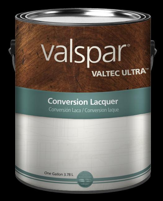 Valtec Ultra Conversion Lacquer 30% solids self-sealing catalyzed lacquer Approaches the durability of a conversion varnish in a pre-catalyzed form Catalyzed at the Distributor-6 month shelf life