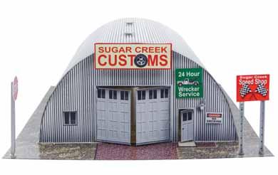 QUONSET HUT PHOTO REAL BUILD KIT by INSTRUCTIONS FOR: Kit BK 4800 Quonset Hut Build Kit