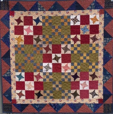 Union City Stars NEW Karen 1 session SMR Skill Level: Confident Beginner Tues 9/22 1-5pm OR Sun 10/11 12-4pm Ever thought of making quilts with smaller parts then