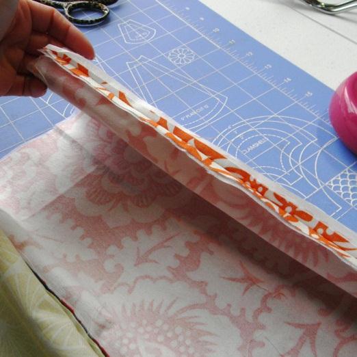 Press the seams open on both the exterior and lining pieces.