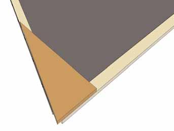 Locate a Bundle of Angle Cut and Long (24 ) Roofing Shingles.