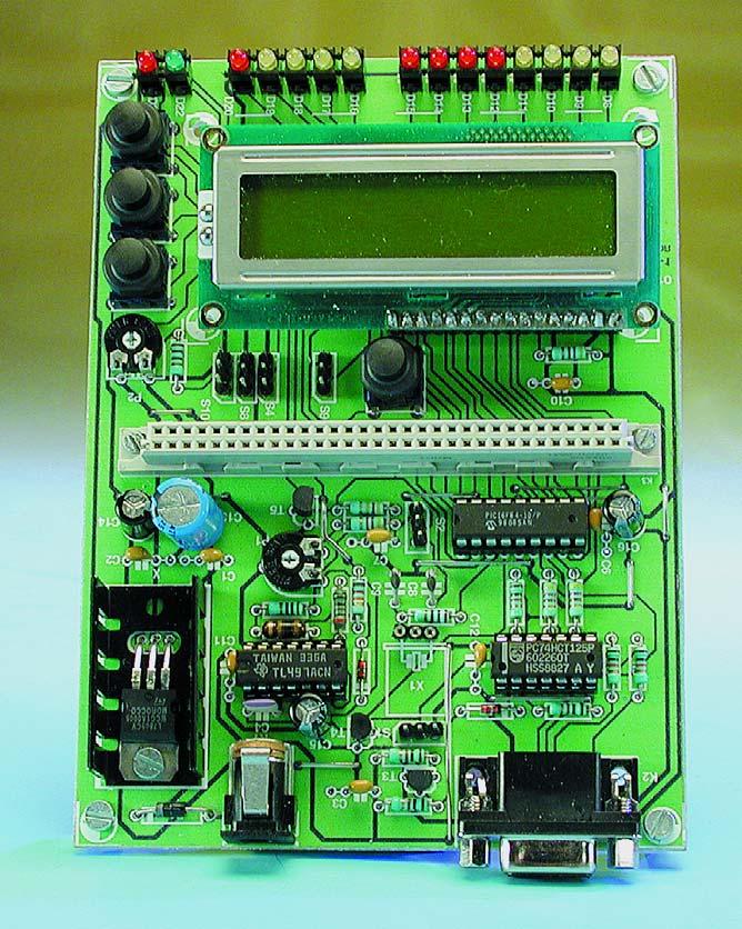 meric LCD dot matrix module can be fitted to allow the system to display more complex information.