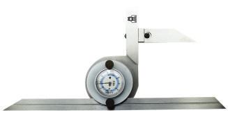 Indicator Bevel Protractor high quality indicator Made of high quality hardened and ground stainless steel High precision satin chromed scale Minimum reading 5 minutes With fine