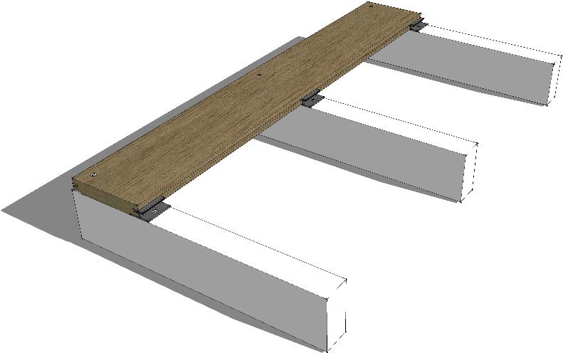 Step 2 - Installing First Board CELLBOARD CBWD14525 FIXING CLIP AL14523 CLIP SCREW (TOP) FACE FIX SCREW 25 JOISTS MAXIMUM SPAN CTRS 400mm(RESIDENTIAL) MAXIMUM SPAN CTRS 350mm(COMMERCIAL) SCREW TYPES