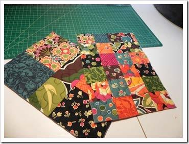 pieces. Place the lining and outer bag side wrong sides together and quilt as desired.