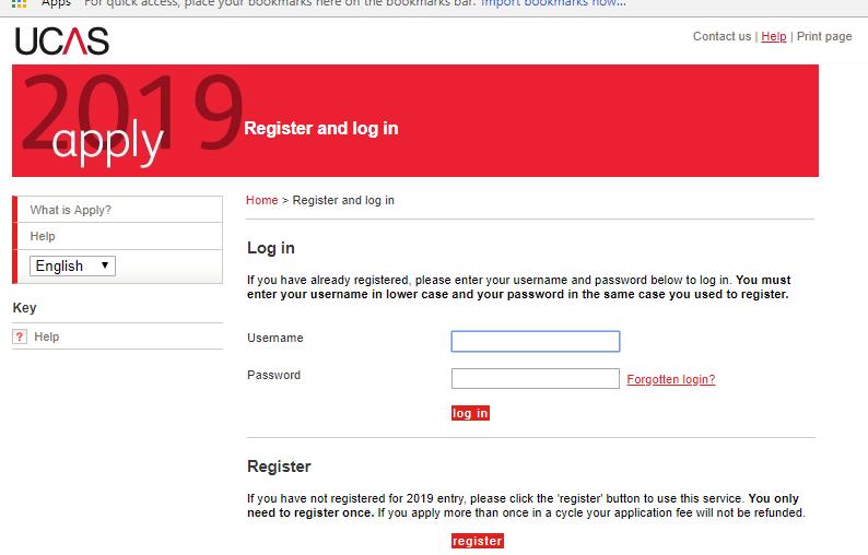 You then need to click on Register as you are setting up a new account. Read the information on the next two screens and make sure you tick the box to say that you accept the terms and conditions.