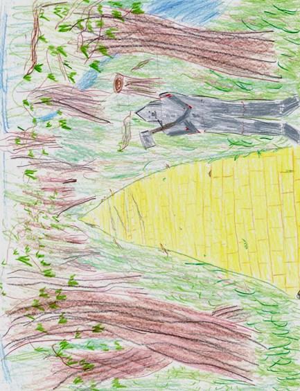 ART LESSONS IN THE CLASSROOM FIFTH GRADE LESSON 1 DESCRIPTION OF PROJECT: Students create a colored pencil landscape with literature as a stimulus.