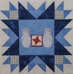We Can Build A Snowman A Block of the Month Program by Debra Davis Tuning My Heart Quilts, LLC Block 7: Dream Finished Size 12" x 12" This month s block is based on Johnnie Around the Corner.