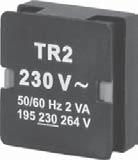 58 TR2 supply transformers for relays MR-G... series Separating supply transformers TR2... for the of MR-G.