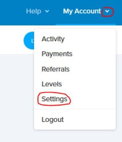 earnings. The introductions below will show you how to do this... Step 1 Login to your Earnably account Step 2 - Click on the link at the top of the page that reads "My Account".