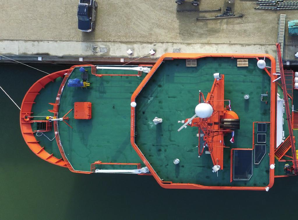 GLOMAR OFFSHORE GloMar Wave, DP II role vessel, ERRV Class B implement wearing safety glasses on deck, or more substantial in adopting safety rules in the safety standby market.