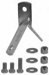 FRAME BRACKET W/BOLTS AND NUTS -