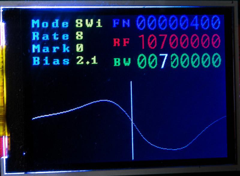 6. FM Detector Alignment - Internal Display The alignment of the FM detector using the internal display is similar to the external operation. The RF frequency is set to the IF value, typically 10.