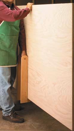 GREAT TIPS 3. Quick & Easy Tote n Rolling a sheet of plywood around is quite easy. But sooner or later you ll need to carry a plywood sheet to get it right where you need it.