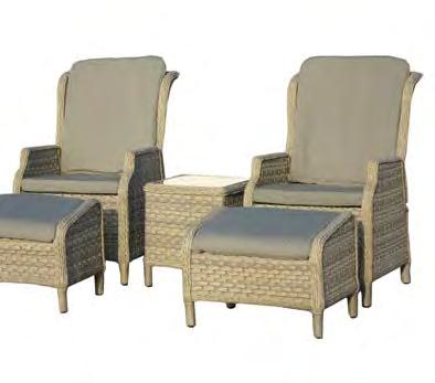 Frampton Recliner Set With 2 Footstools & High Coffee Table RRP: 9. SAVING: 200 OUR PRICE: 7.