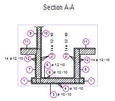 174 Exercise 4: creating a 3D elevator shaft with a 3D model (method 1) Allplan 2015 Task 5: bar reinforcement for the walls The following part of the exercise involves applying reinforcement to the