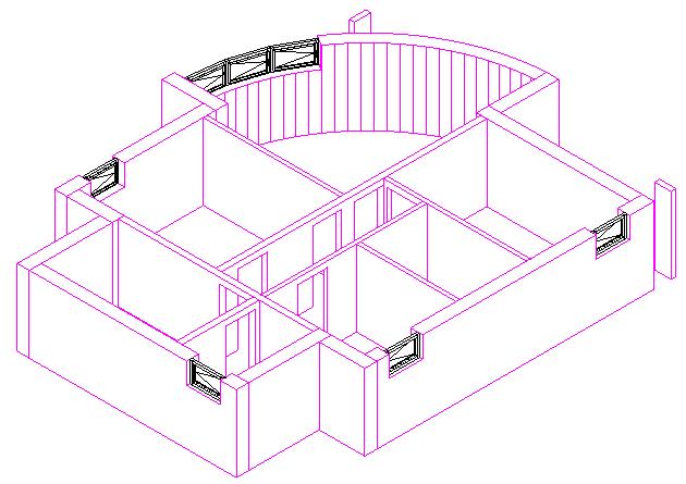 200 Exercise 4: Basement Allplan 2017 Design the basement. Make drawing file 120 Basement model current and set 100 Ground floor model to reference mode.