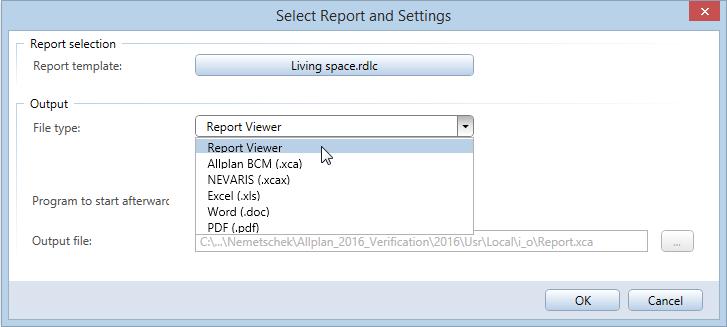 16 You are back in the Select Report and Settings dialog box.