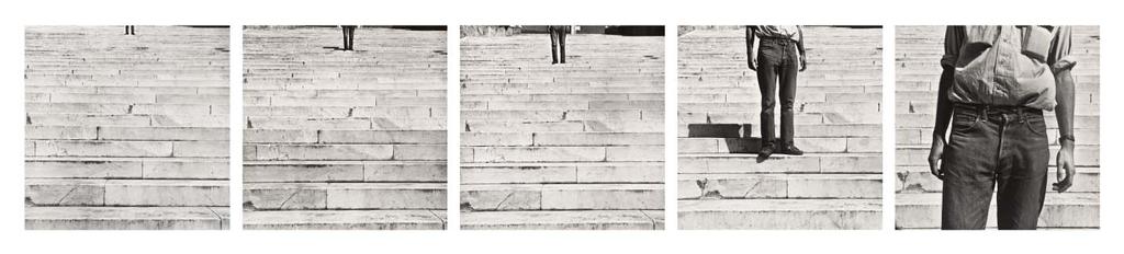 Robert Rauschenberg Cy + Roman Steps (I V), 1952; printed ca. 1997 Suite of five gelatin silver prints 20 x 80 in. (50.8 x 203.2 cm) Collection SFMOMA, purchase through a gift of Phyllis Wattis, 98.